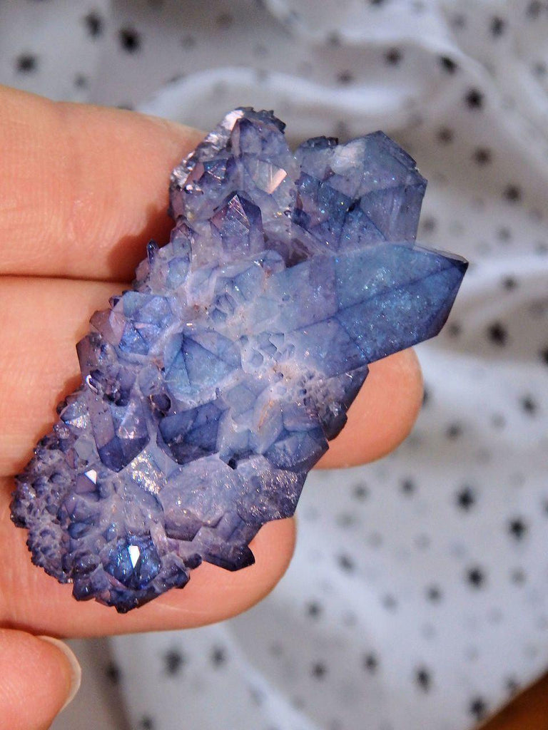 Amazing Sparkle Arkansas Quartz Tanzan Aura Cluster 3 - Earth Family Crystals
