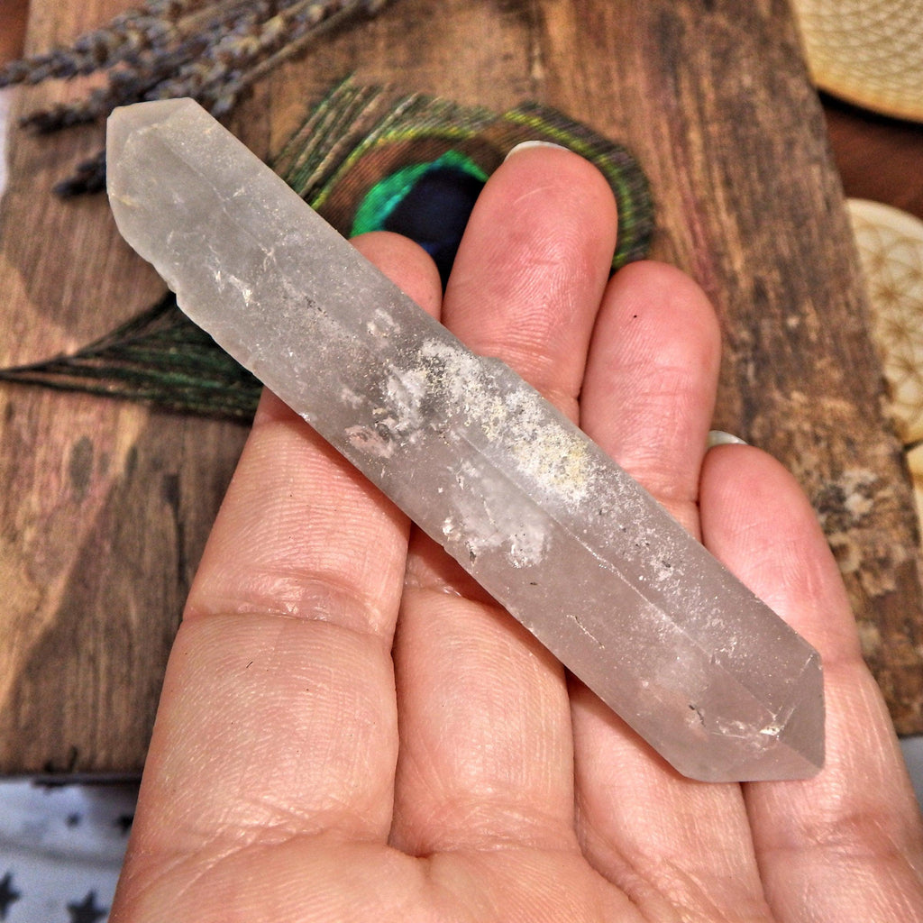 Frosted Tibetan Quartz Point Specimen - Earth Family Crystals