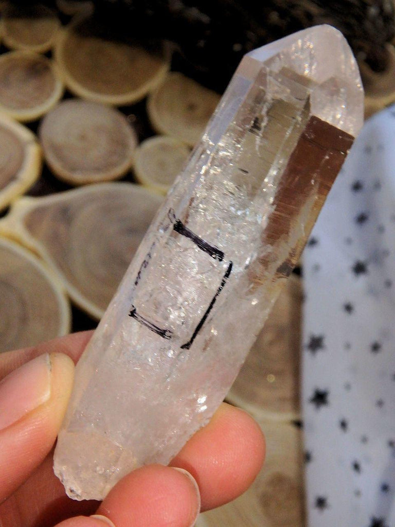 Brilliant Water Bubble Included Tibetan Quartz Point - Earth Family Crystals