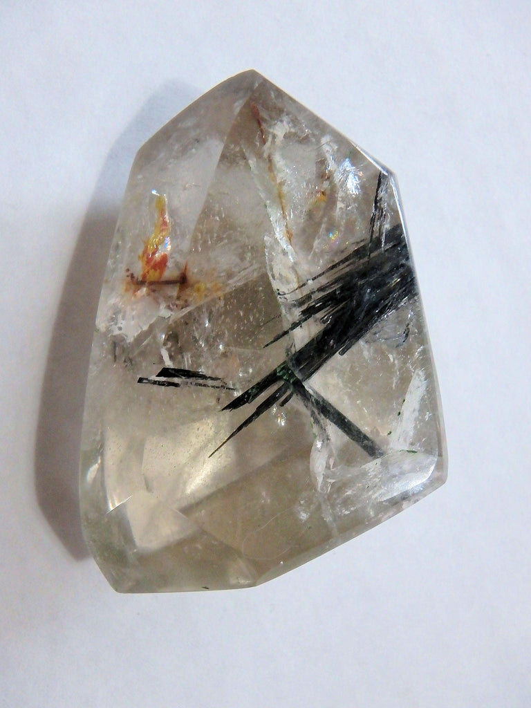Polished Tourmalated Himalayan Quartz Free Form Specimen 1 - Earth Family Crystals