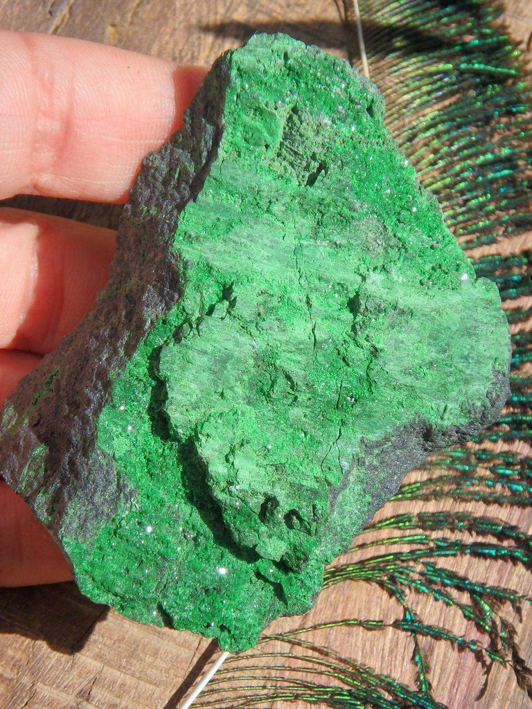 Deep Green Uvarovite Garnet Raw & Natural Specimen - Earth Family Crystals