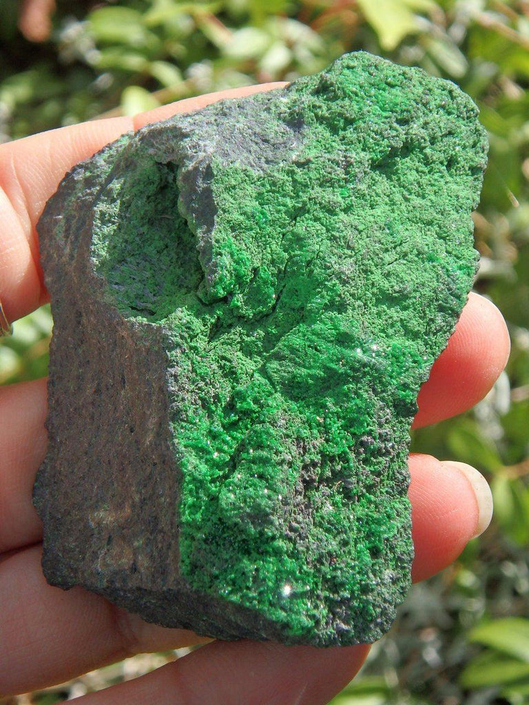 Deep Green Uvarovite Garnet Raw & Natural Specimen - Earth Family Crystals
