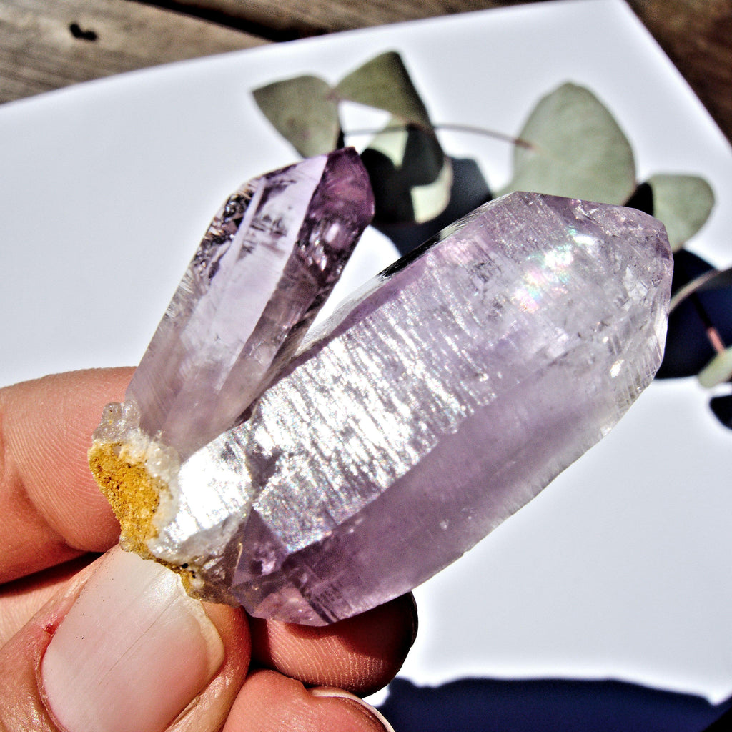 Vera Cruz Amethyst Double Point Specimen From Mexico #3 - Earth Family Crystals