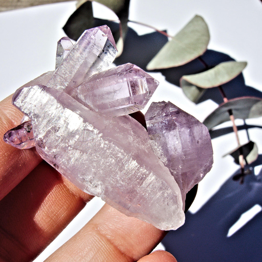 Vera Cruz Amethyst Double Terminated Point Cluster From Mexico #1 - Earth Family Crystals