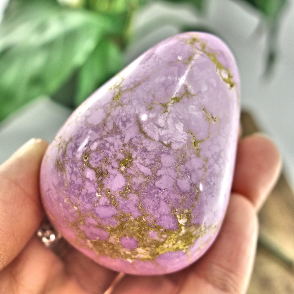 Sweet Violet Purple  Chunky Phosphosiderite  Specimen - Earth Family Crystals
