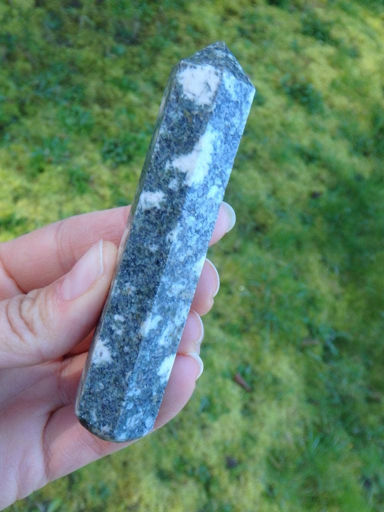 Sacred Stonehenge~ Preseli Bluestone Gemstone Wand - Earth Family Crystals
