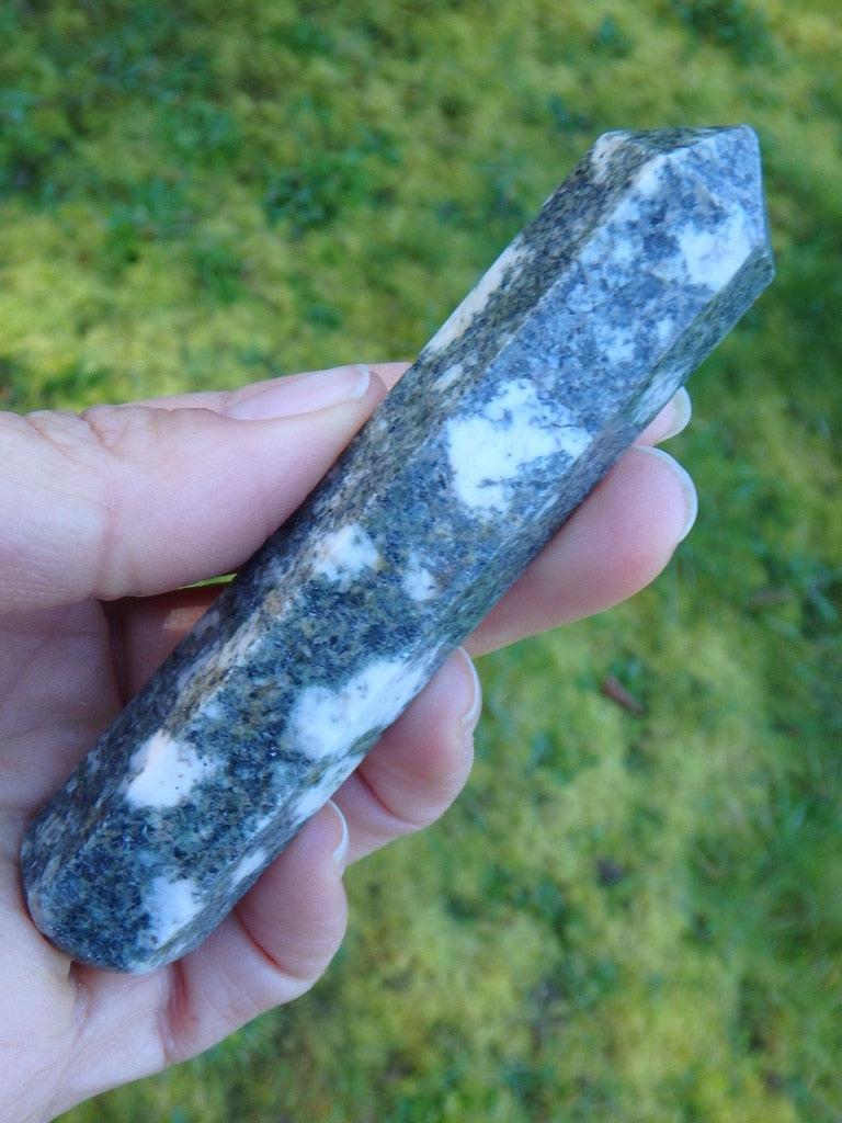 Sacred Stonehenge~ Preseli Bluestone Gemstone Wand - Earth Family Crystals