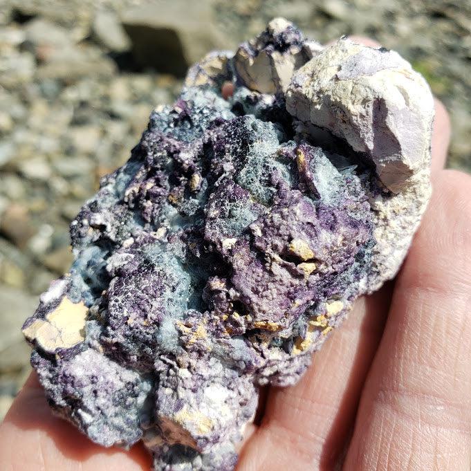 Fabulous Purple Depth Raw Tiffany Stone Cluster From Utah, USA - Earth Family Crystals