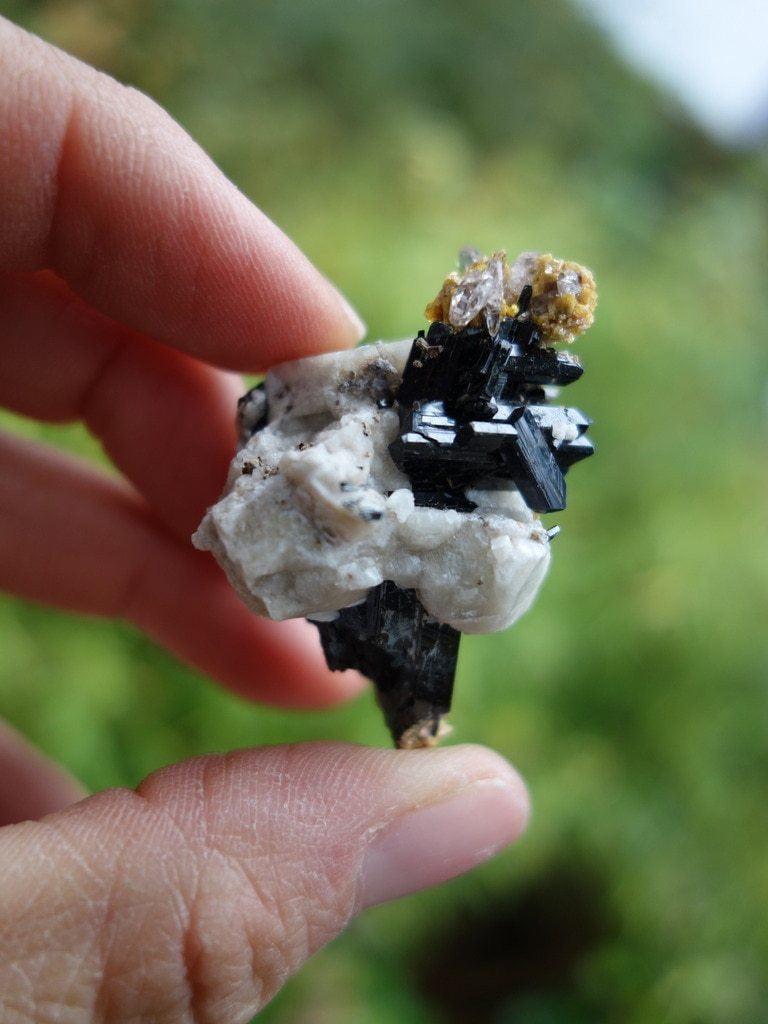 Collectors Combo~ Aegirine, Feldspar & Smoky Quartz Cluster From Malawi - Earth Family Crystals