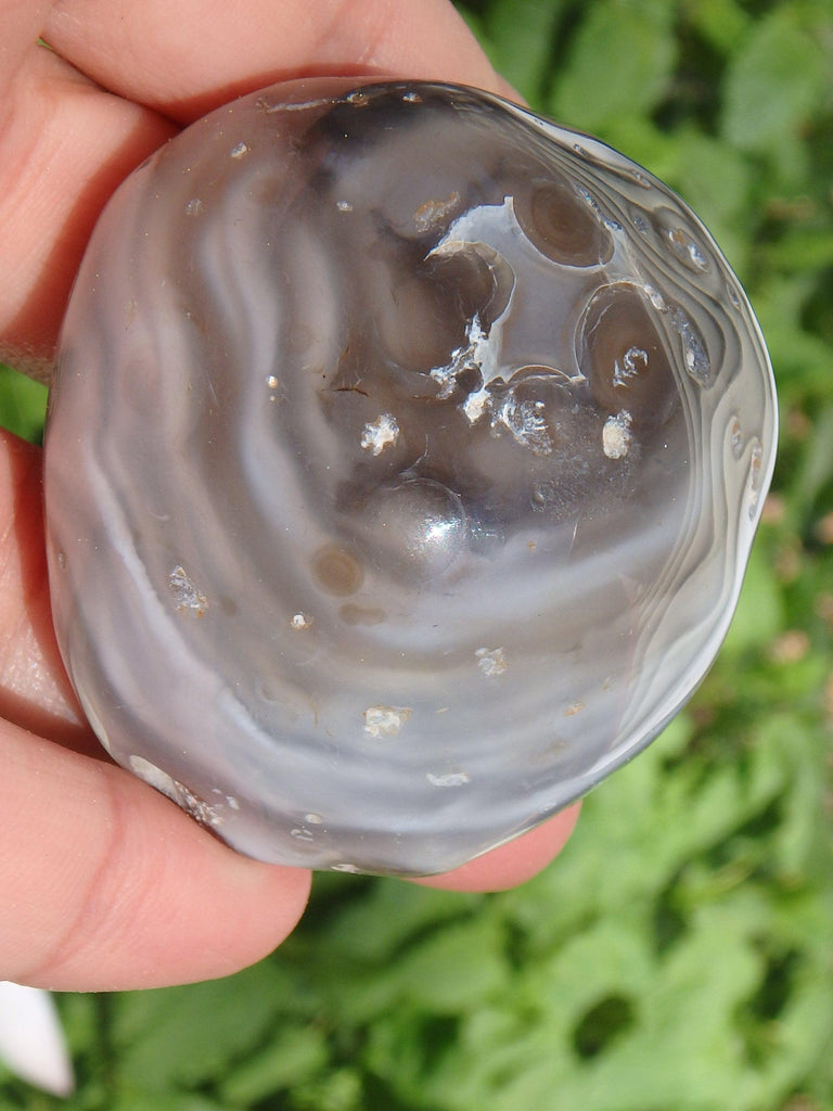 Ancient Water Enhydro Included Large Brazilian Agate Nodule - Earth Family Crystals