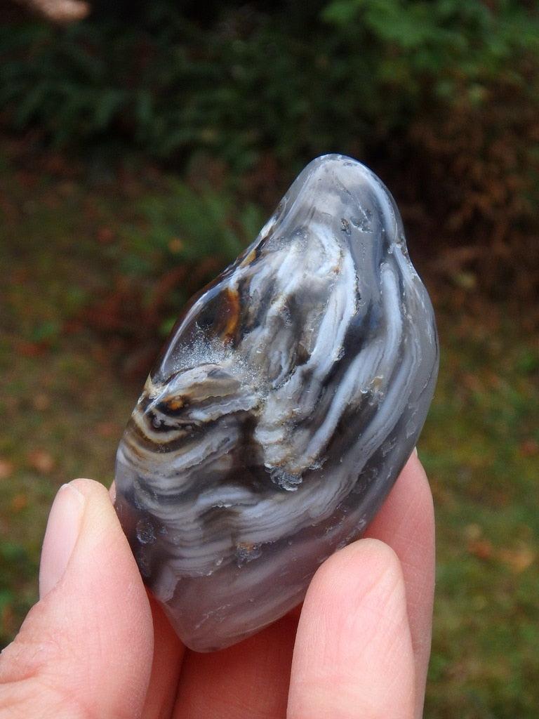 Enhydro Agate Polished Specimen From Brazil - Earth Family Crystals
