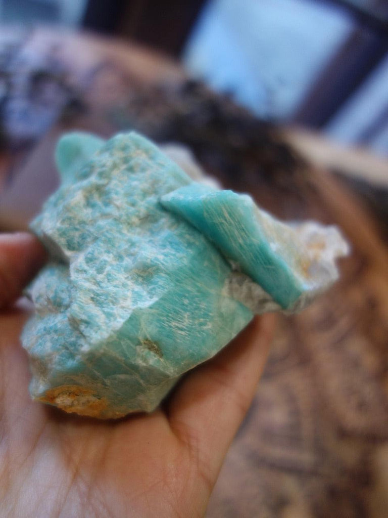 Famous Locality! Stunning Raw Amazonite Cluster from Colorado - Earth Family Crystals
