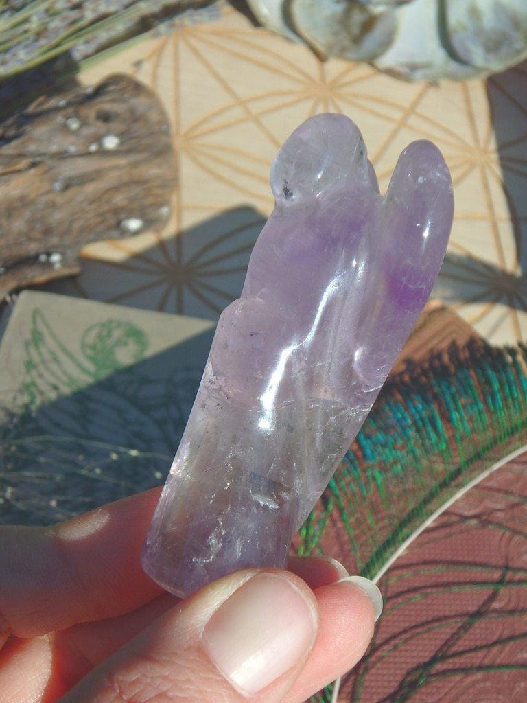 Amazing Amethyst Angel Carving 4 - Earth Family Crystals