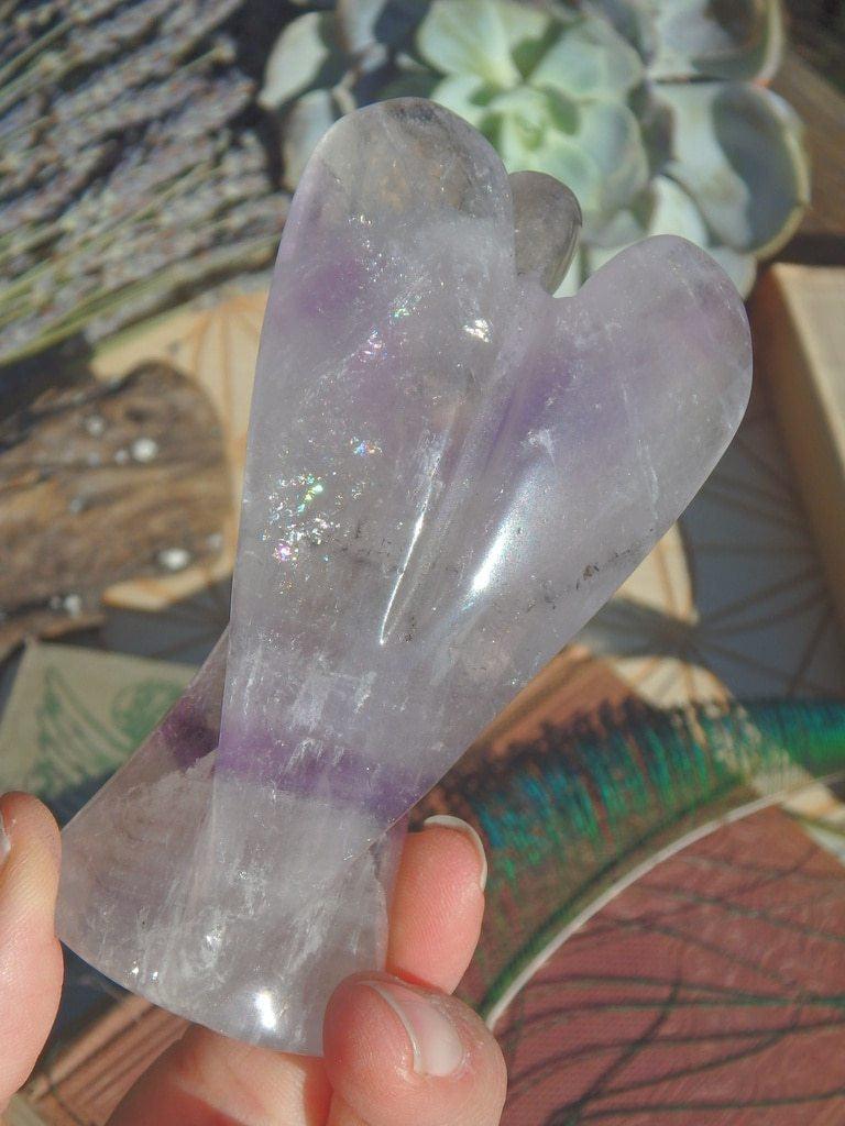 Amazing Amethyst Angel Carving 5 - Earth Family Crystals