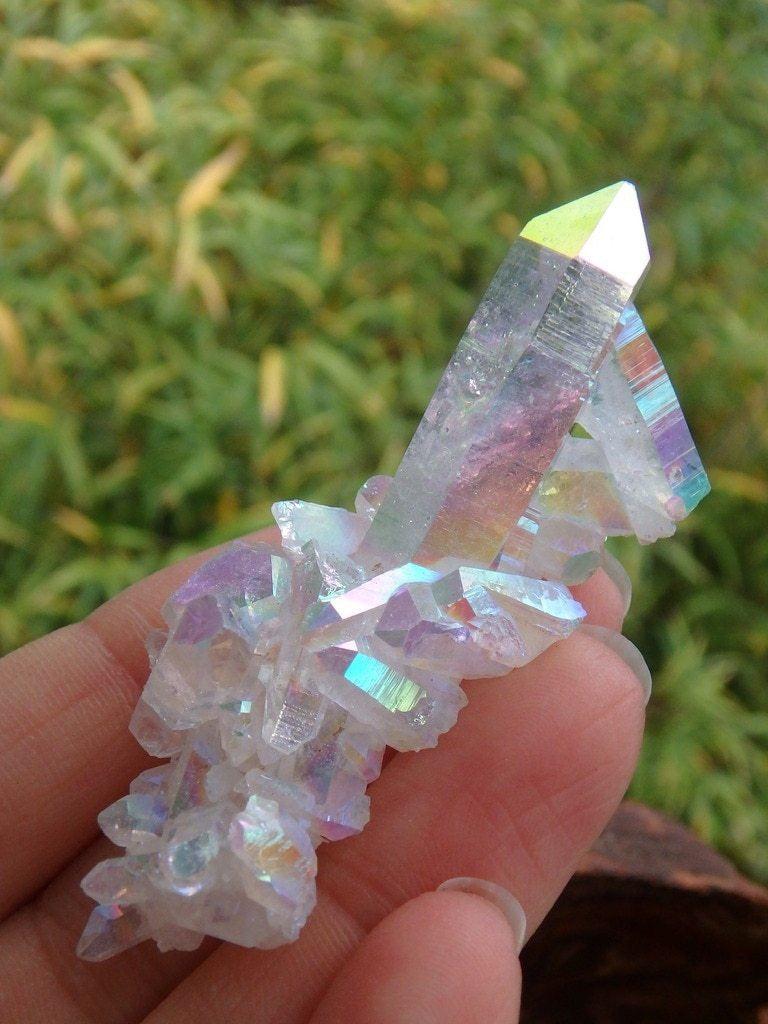 Breathtaking Formation Opal Aura Quartz Specimen - Earth Family Crystals
