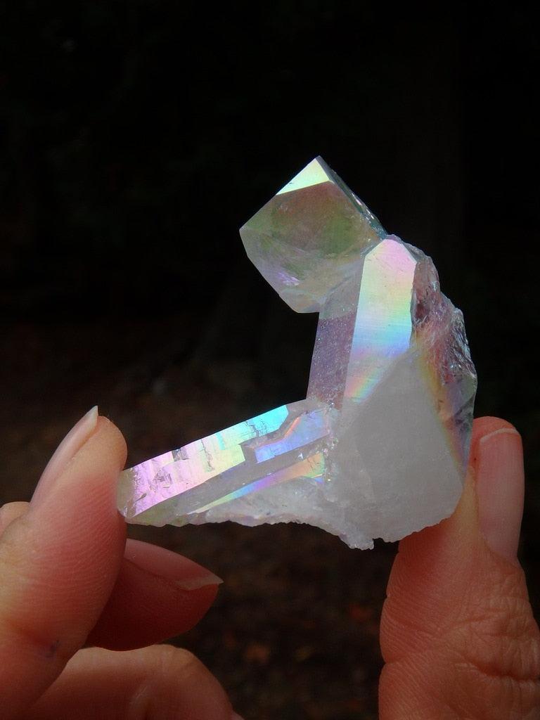 Exceptional Opal Glow Angel Aura Quartz Cluster 2 - Earth Family Crystals