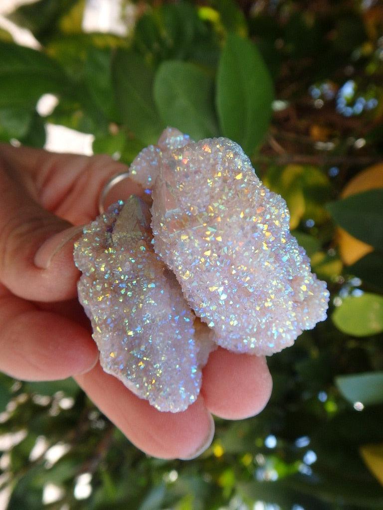 Sparkling Angel Aura Spirit Quartz Specimen 8 - Earth Family Crystals