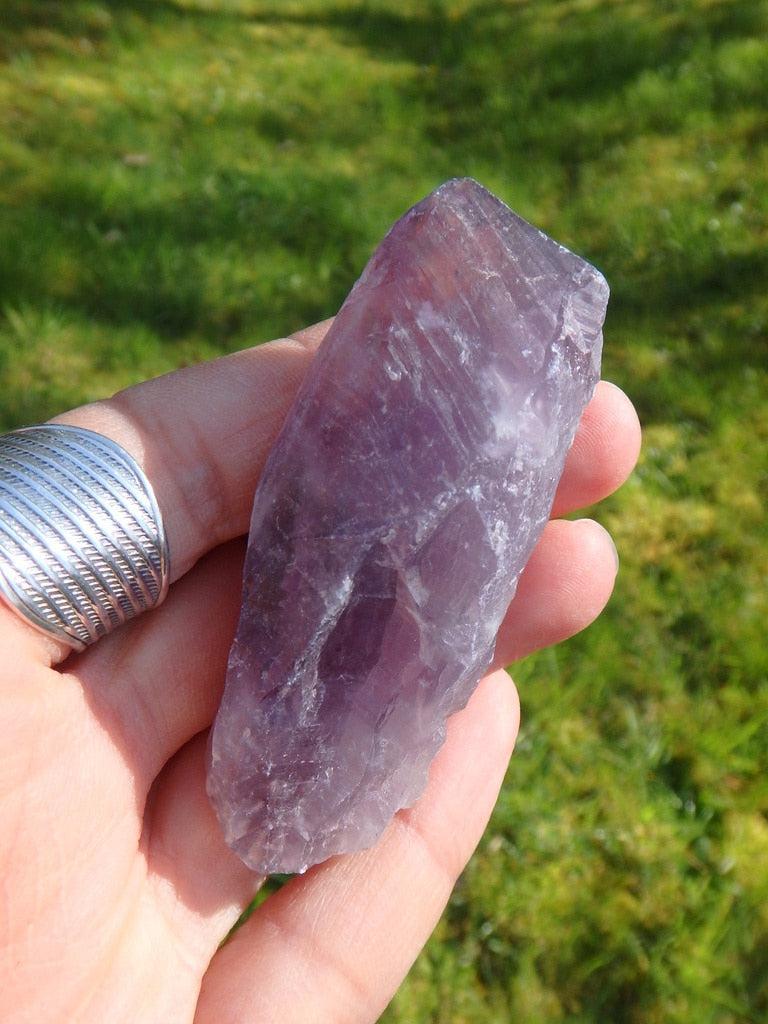 High Vibe! Canadian Auralite-23 Natural Reiki Wand - Earth Family Crystals