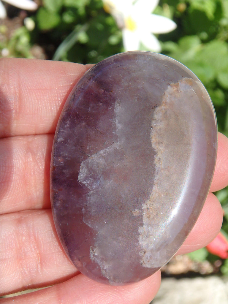 Soothing Auralite-23 Polished Worry Stone From Canada 2 - Earth Family Crystals