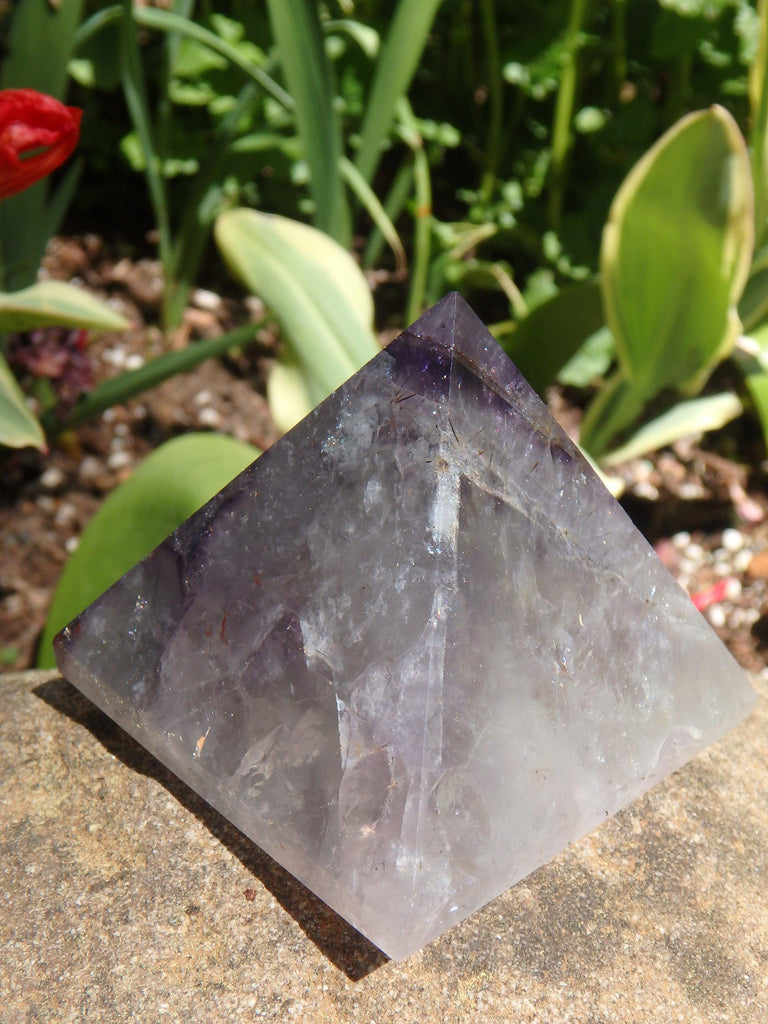 Gorgeous Polished Auralite-23 Pyramid Carving From Canada - Earth Family Crystals