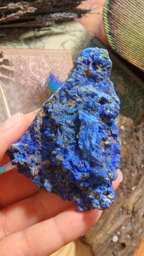 Vibrant Blue Azurite Specimen - Earth Family Crystals