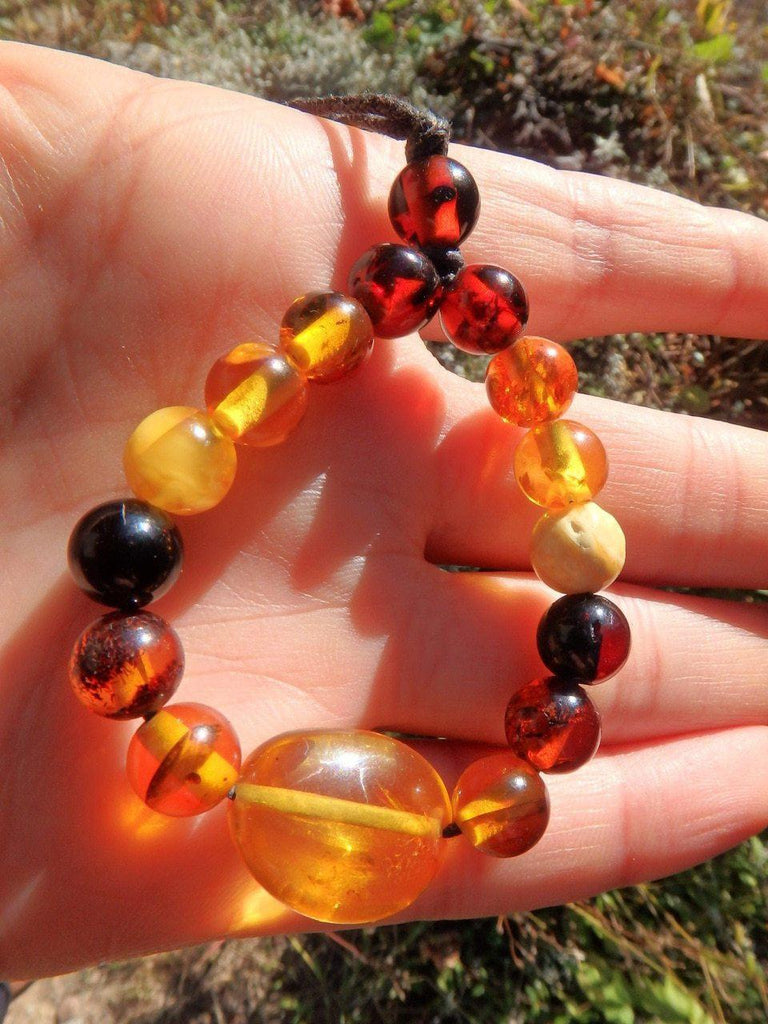 Brilliant Glow Genuine Baltic Amber Statement Necklace - Earth Family Crystals