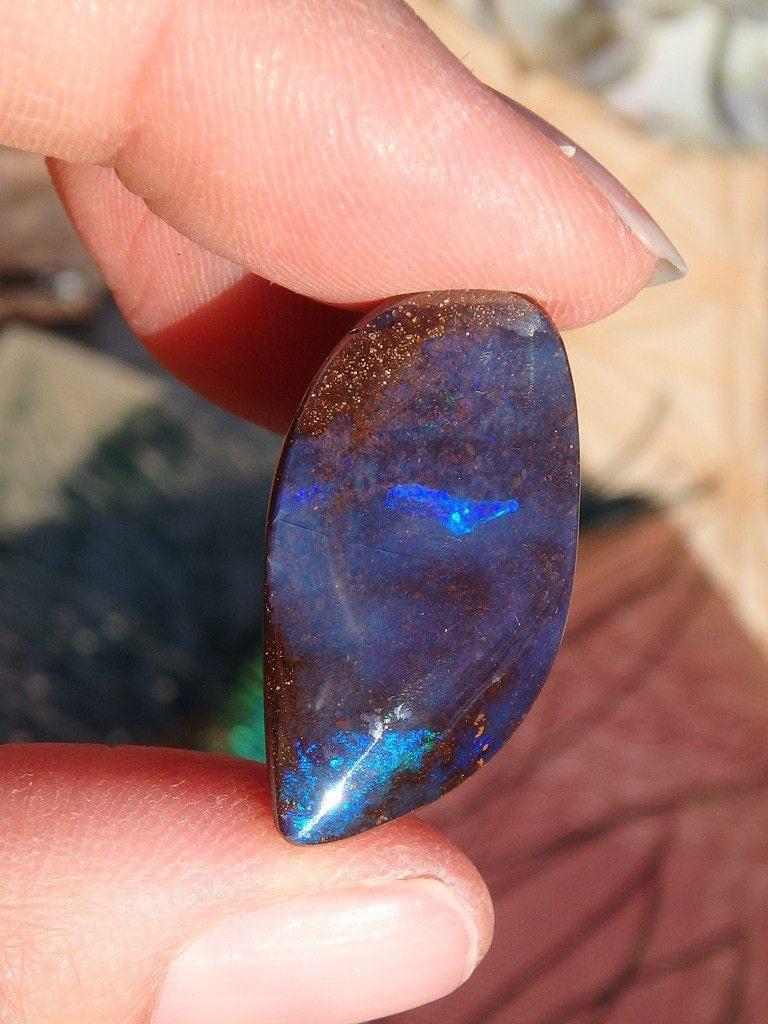 Boulder Opal Cabochon From Australia 1 - Earth Family Crystals