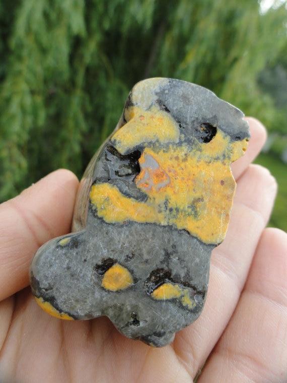 BUMBLE BEE JASPER Buddha~Eases Emotional Stress,Protects,Boosts Energy* - Earth Family Crystals