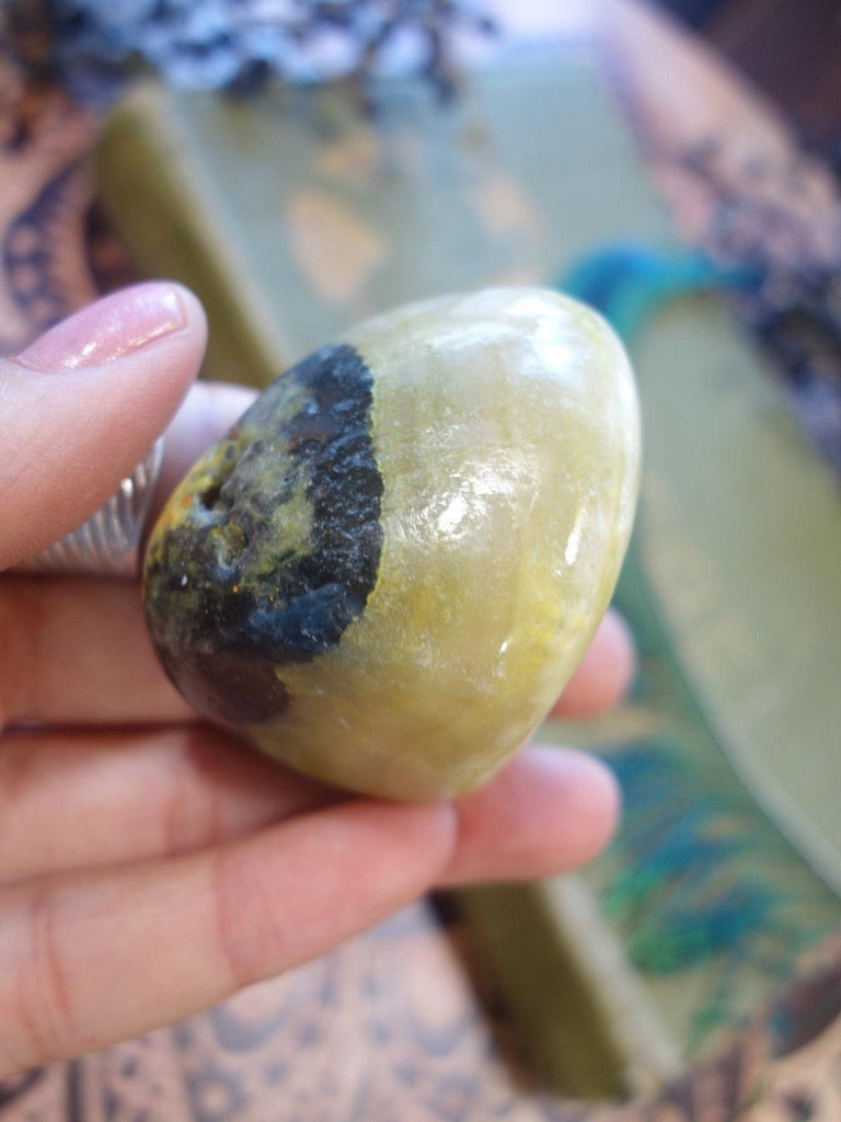 Golden Bumble Bee Jasper Free Form Specimen - Earth Family Crystals