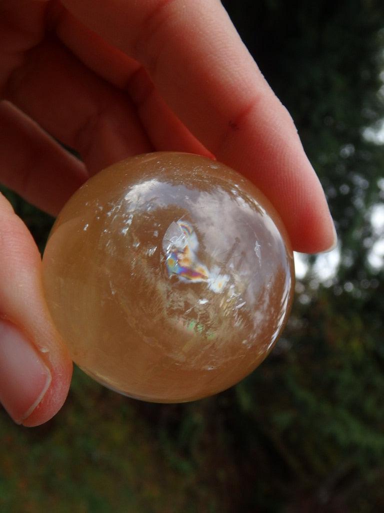 Gorgeous Golden Citrine Calcite Sphere 3 - Earth Family Crystals
