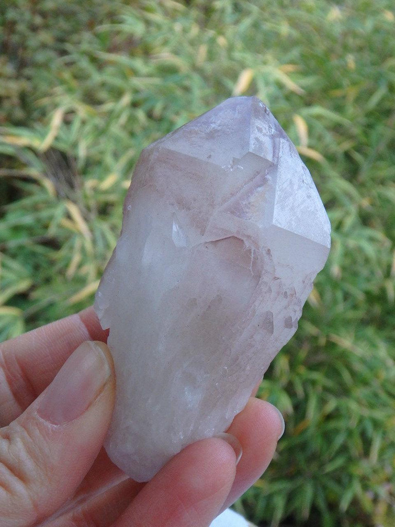 Lithium Included Candle Quartz Natural Point - Earth Family Crystals