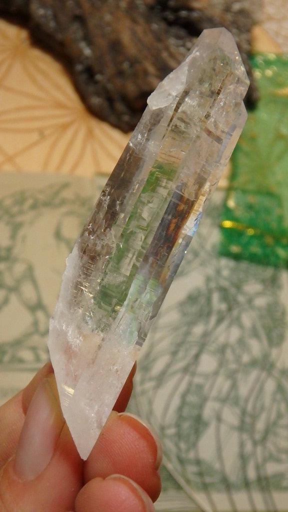 High Vibration Cathedral Quartz Point From Brazil - Earth Family Crystals