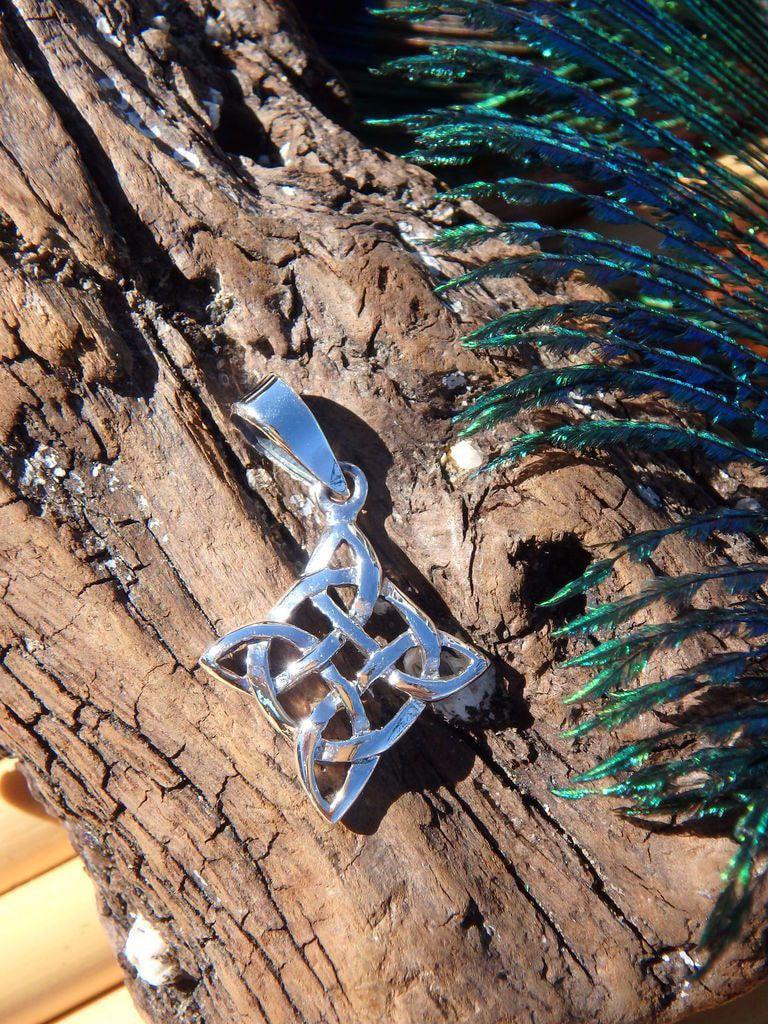 Celtic Knot Sterling Silver Pendant - Earth Family Crystals