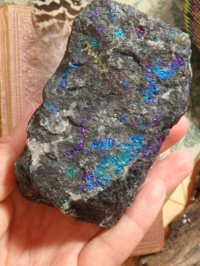 Rainbow Chalcopyrite & Sphalerite Specimen 3 - Earth Family Crystals