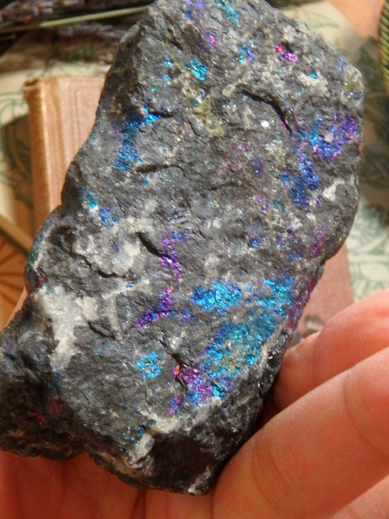 Rainbow Chalcopyrite & Sphalerite Specimen 3 - Earth Family Crystals