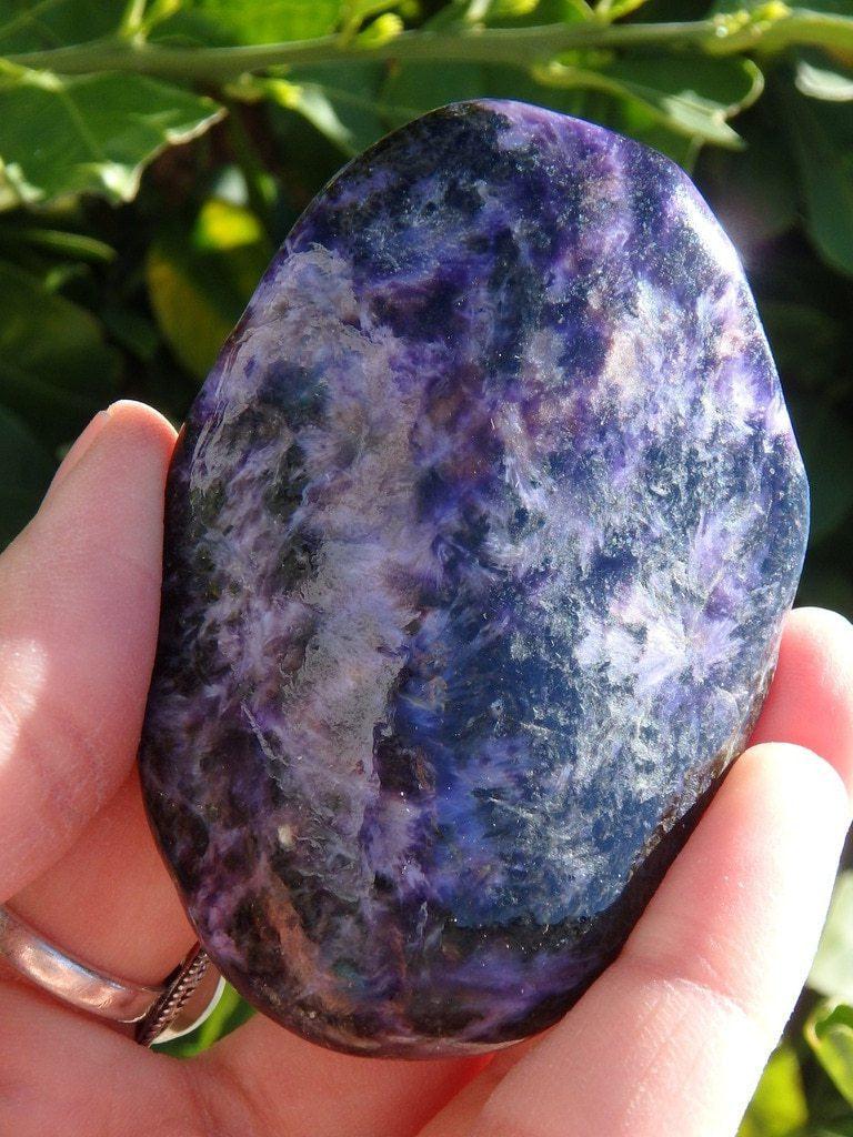 Amazing Deep Purple Charoite Specimen - Earth Family Crystals