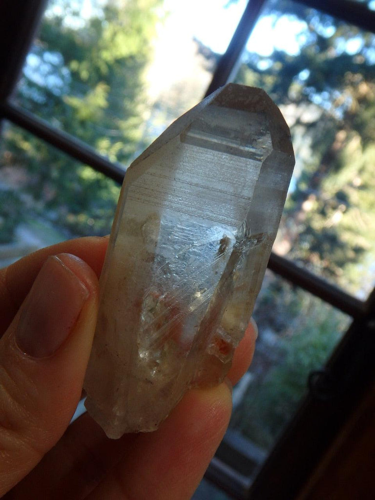 Lovely Natural Golden Citrine Point - Earth Family Crystals