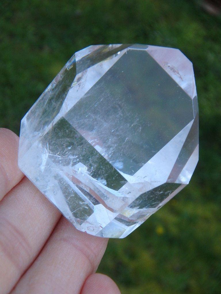 Clear Quartz Generator With Inner Child Crystal Point Inclusion - Earth Family Crystals