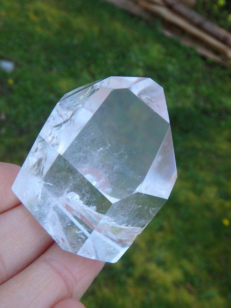 Clear Quartz Generator With Inner Child Crystal Point Inclusion - Earth Family Crystals