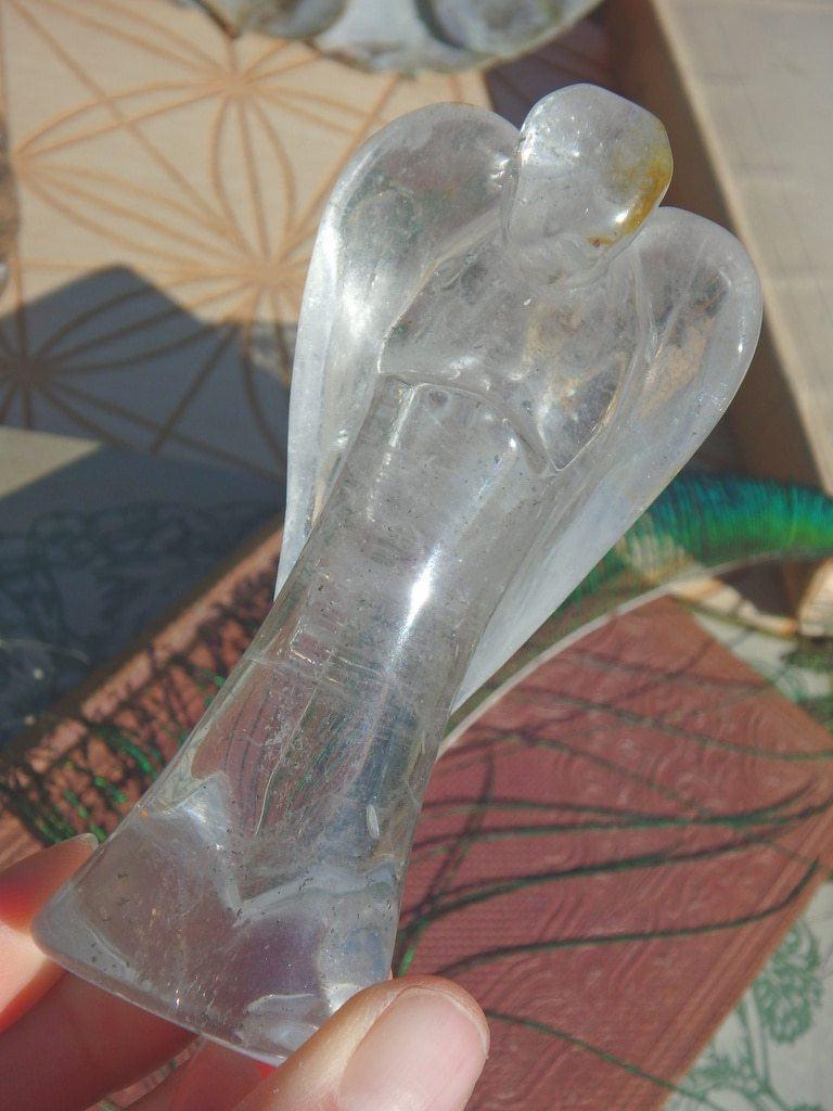 Clear Quartz Angel Carving 5 - Earth Family Crystals