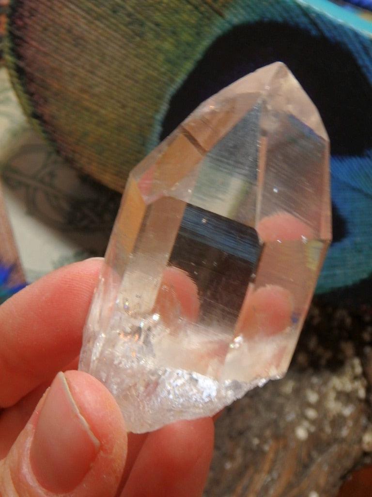 Ice Water Clear Quartz Point From Hot Springs, Arkansas - Earth Family Crystals