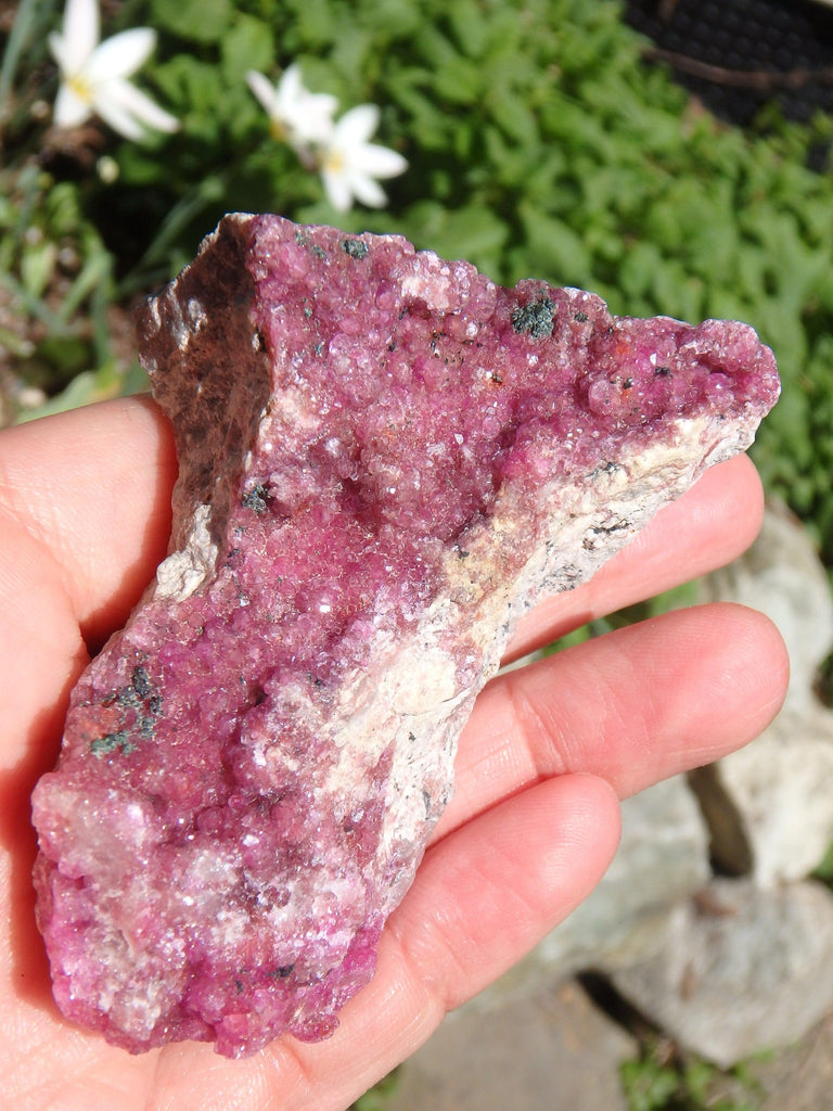 Sparkling Fuchsia Cobaltine Pink Calcite Natural Specimen - Earth Family Crystals