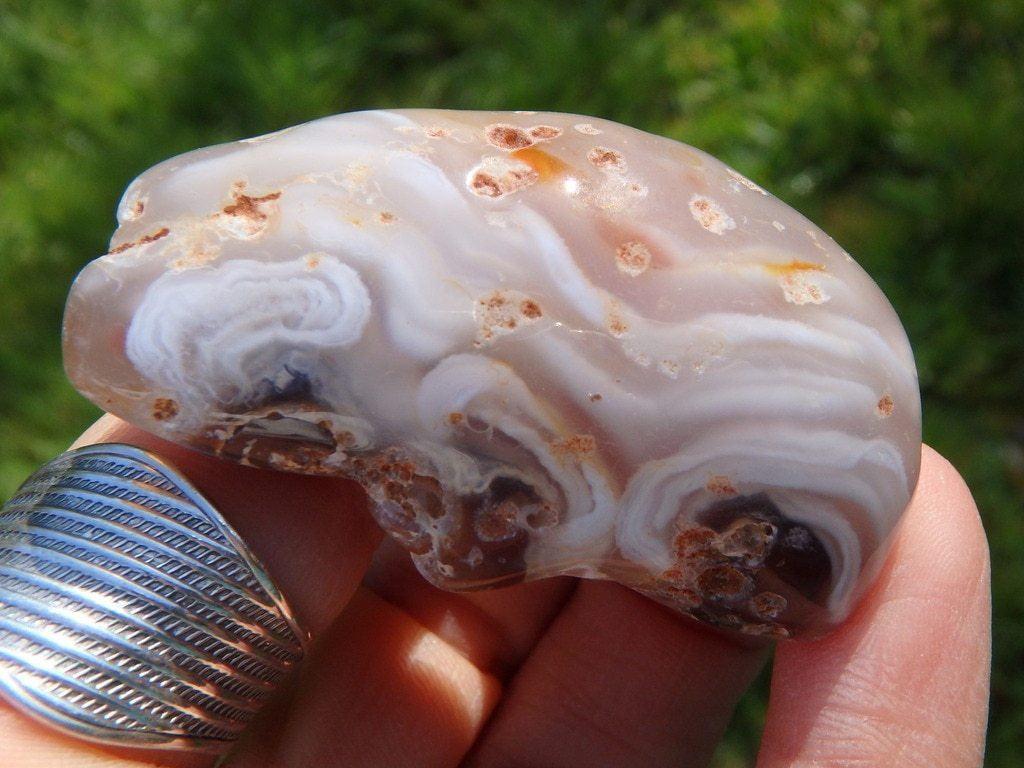 Ancient Water Filled Brazillian Agate Nodule 2 - Earth Family Crystals