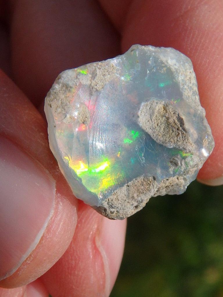 Pretty Flashes! Ethiopian Opal Specimen 3 - Earth Family Crystals