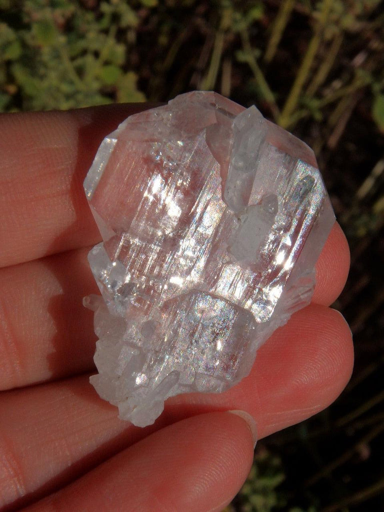 Extreme Brilliance Healing Faden Quartz Hand Held Specimen 6 - Earth Family Crystals