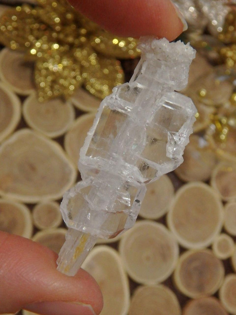 Healing Faden Quartz Hand Held Raw Specimen 1 - Earth Family Crystals