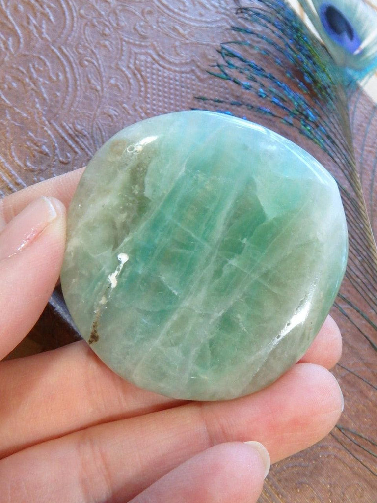 Vibrant Green Fluorite Hand Held Specimen - Earth Family Crystals