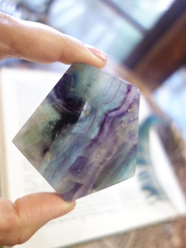 Rainbow Fluorite Free Form Standing Specimen (REDUCED) - Earth Family Crystals