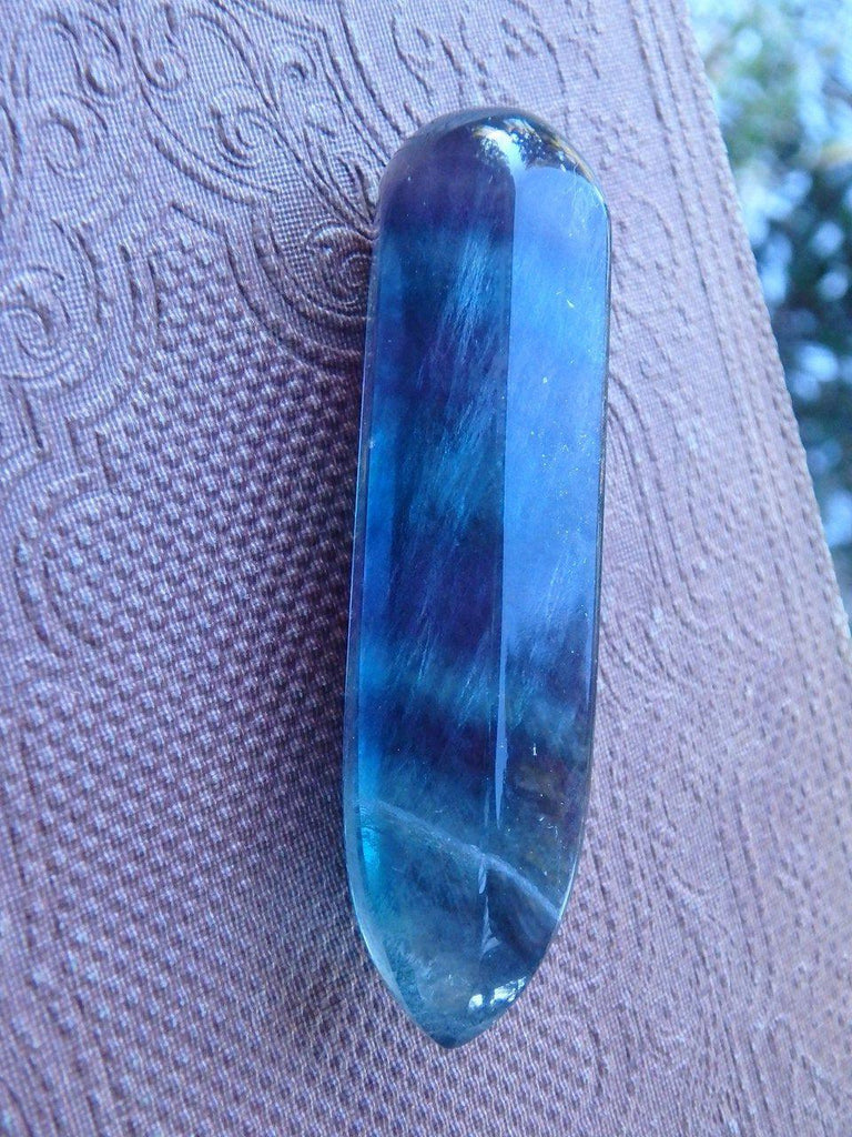 Breathtaking Color Rainbow Fluorite Wand 2 - Earth Family Crystals