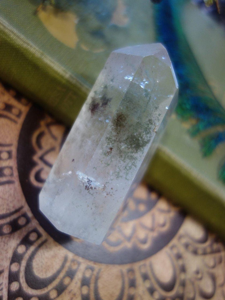 Clear Quartz Tower With Green Chlorite Inclusions (REDUCED)* - Earth Family Crystals